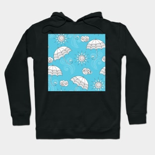 Fairytale Weather Forecast Large Scale Print Hoodie